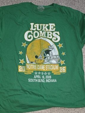Green Graphic Tee - Notre Dame Stadium